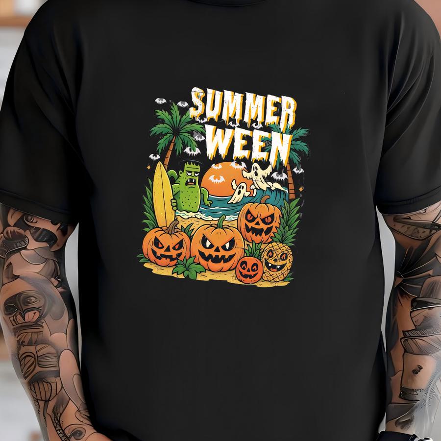 ® Funny Summerween Tshirt, Silly Summerween Shirt, Best Summerween Gift, Halloween Gift T-shirt