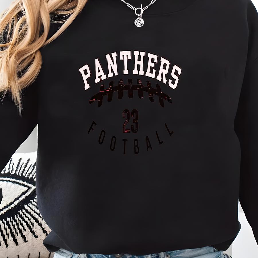 Personalized Football Team Shirt, Football Gameday Shirt, Custom Team Sports Apparel, Custom Text And Number, Custom Mom Team Shirt Sweatshirt