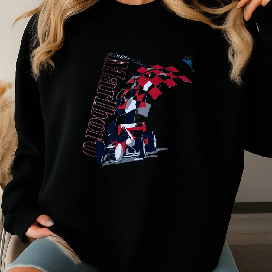 Vintage 90s Marlboro Grand Prix Racing Team Tobacco Promo Indy Car Formula One F1 Graphic Shirt Usa Size Xl Sweatshirt