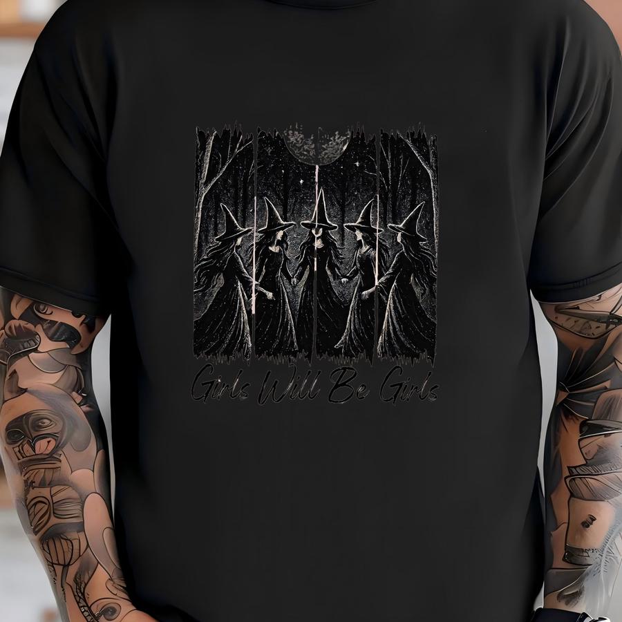 Girls Will Be Girls Shirt, Farm Girl, Bookish, Black Girl, Halloween, Jane Austen, Feminism, Pride And Prejudice T-shirt