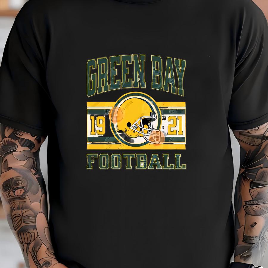 Green Bay Football , Toddler And Youth Shirts, Football Team Baby , Kids Game Day Hoodie, Girly Sports Gear, Vintage Packer Tee T-shirt