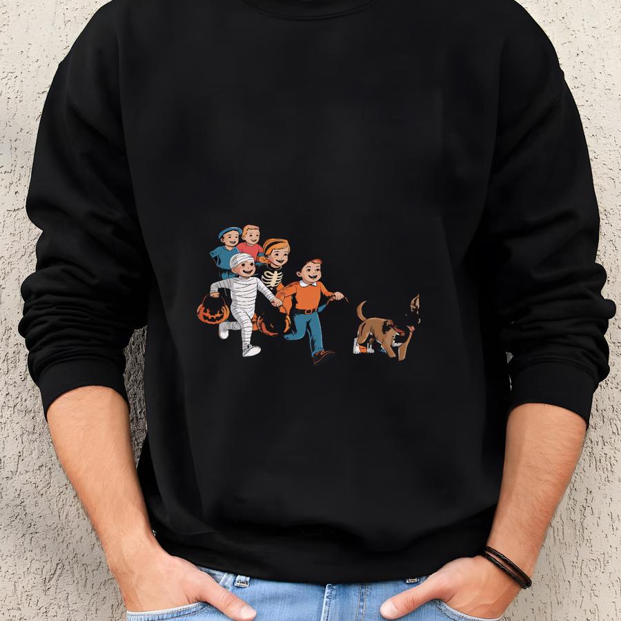 Is Dying Sweatshirt: Funny Halloween Protest, Retro Anti- Shirt Sweatshirt