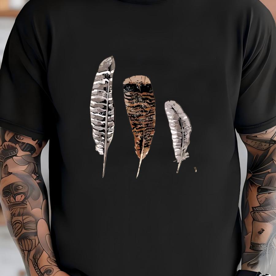 Turkey Feathers Youth Pocket Tee T-shirt