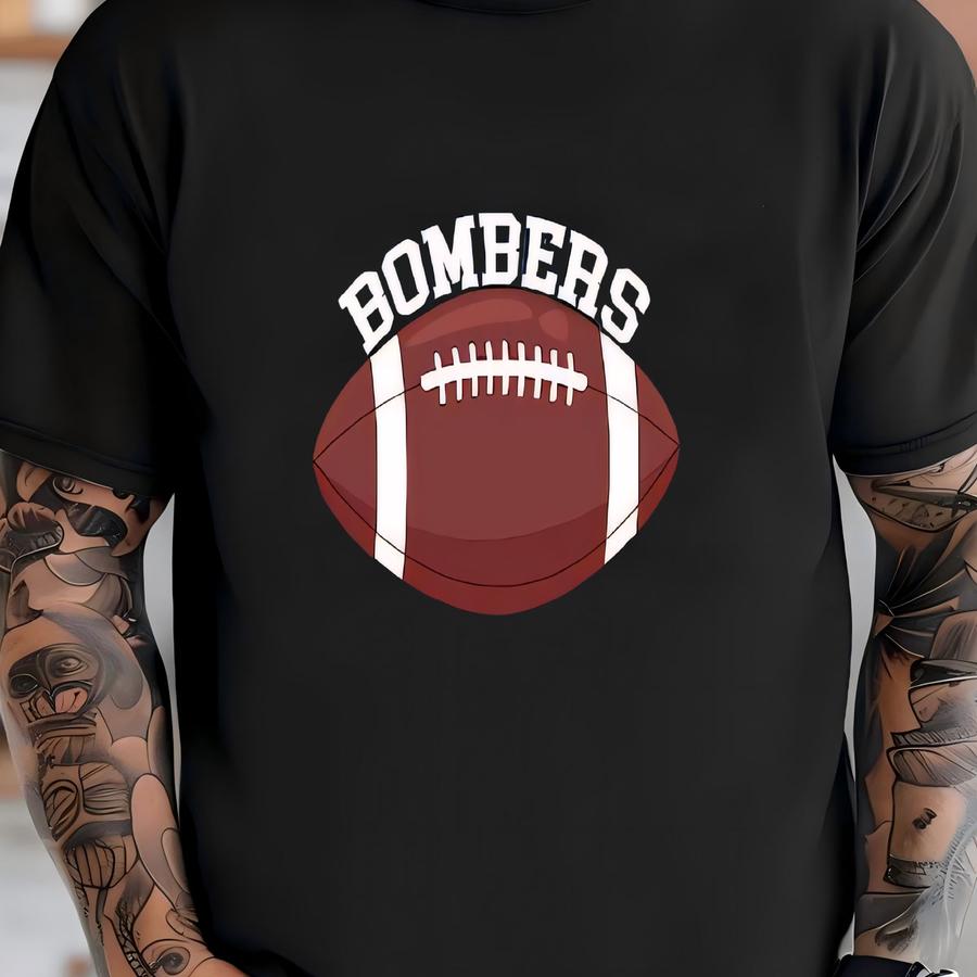 Custom Football Shirt Customized Football Gift Name And Number Football Shirt Game Day Hoodie Football Season Tee Shirt