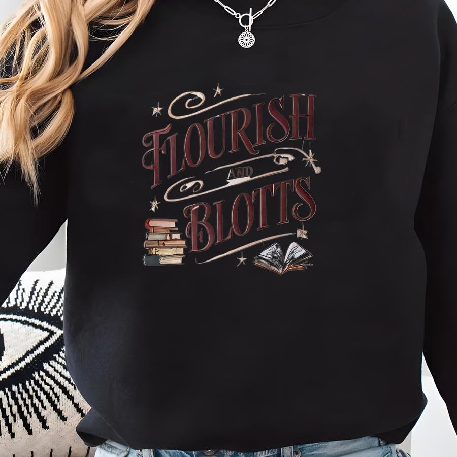 Wizard Book Shop Sweatshirt, Universal Studios Sweatshirt, Subtle Sweatshirt, Gifts For Book Lovers Sweatshirt
