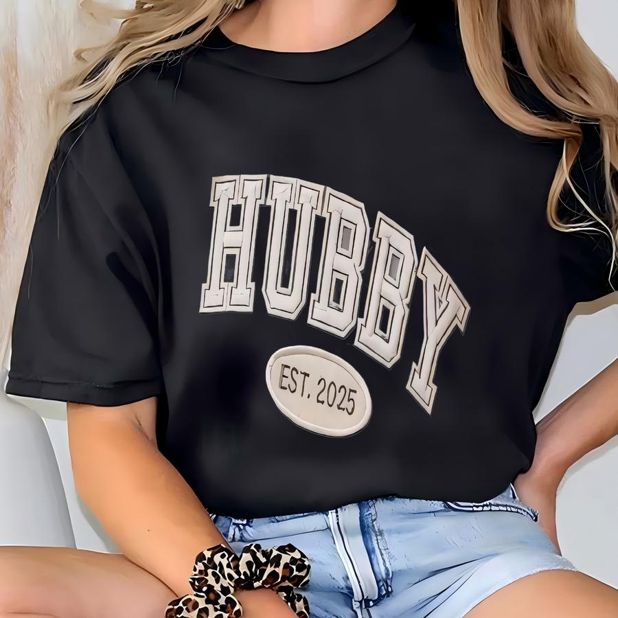 Wifey Hubby Sweatshirt, Personalized Wedding Gift T-shirt