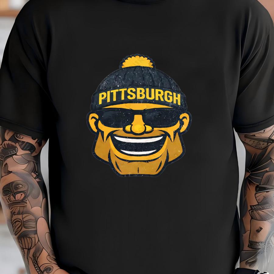 Pittsburgh Football Sweatshirt, Vintage Crewneck, Unisex Game Day Apparel, Retro Sports Gift, Tailgate Outfit, Steel City Style T-shirt