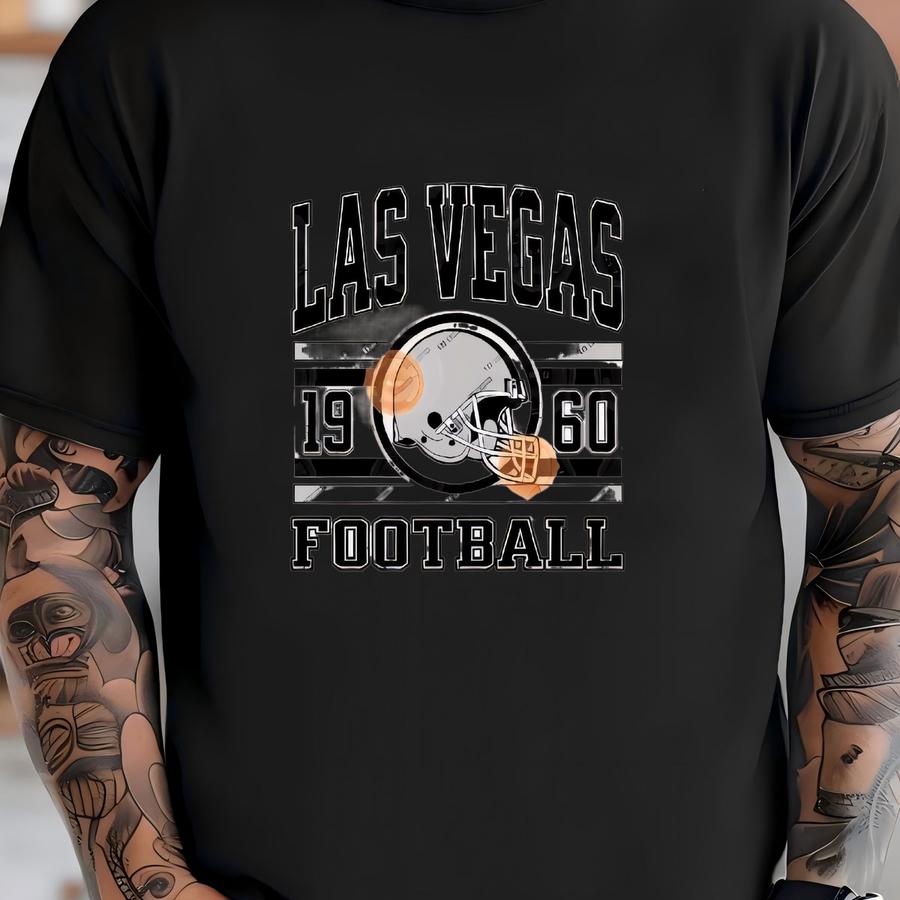 Las Vegas Football , Toddler And Youth Shirts, Baby Football Game Day Hoodie, Kids Football Sports Gear, Vintage Raider Apparel T-shirt