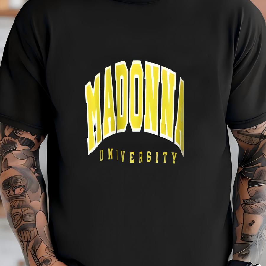 Vintage Madonna University Sweatshirt: College Crewneck Pullover (xl) T-shirt