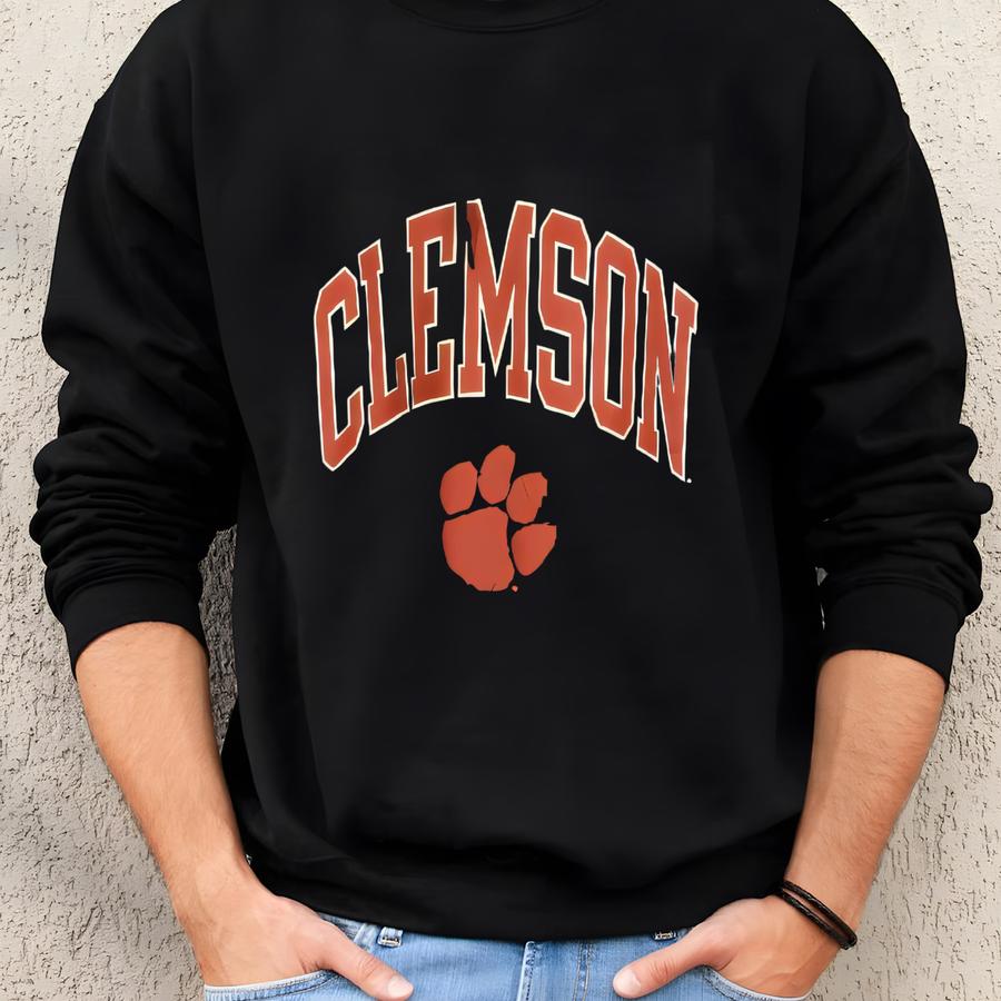 Vintage Y2k Clemson Tigers Hoodie - Ncaa Big Logo Grey Sweater - Size M Sweatshirt Vintage Y2k Clemson Tigers Hoodie - Ncaa Big Logo Grey Sweater - Size M Sweatshirt