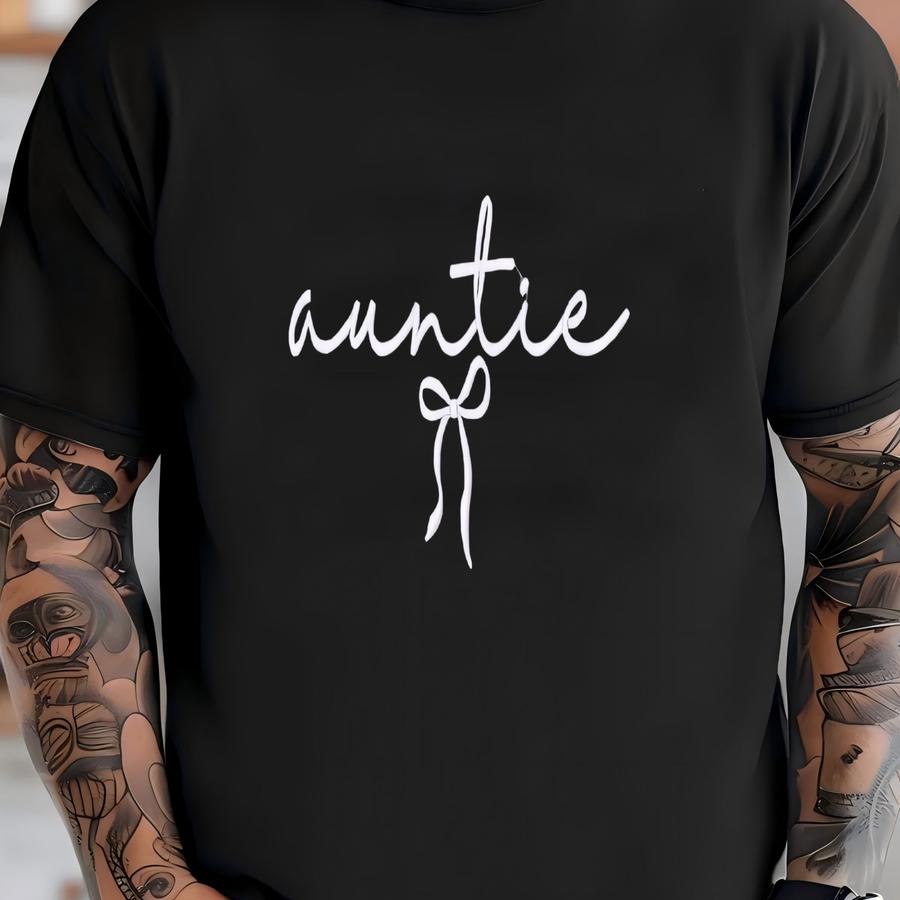 Auntie Shirt, Tee For Aunt, New Aunt Gift, Baby Shower Shirt, Aunt Announcement Tee, Mother's Day Gift T-shirt
