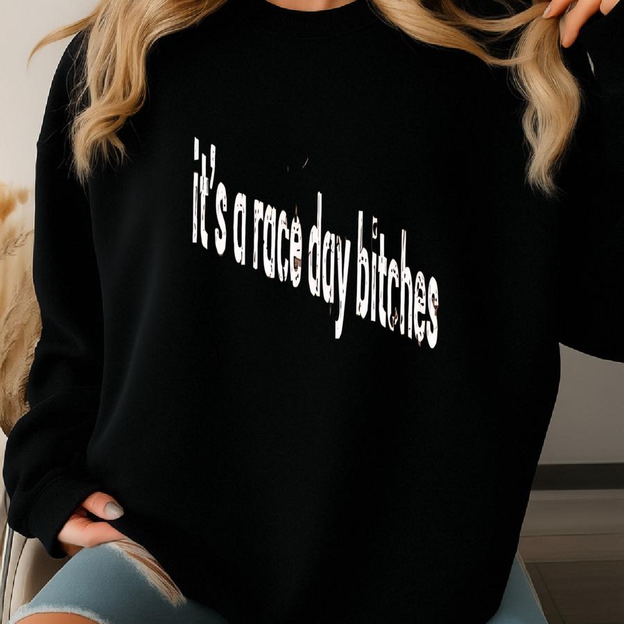 ® It's Race Day Es Shirt, Funny Stock Car Shirt, Supercross Dirt Track, Dirt Bike Motocross, Sprint Car Drag Race Tee Sweatshirt