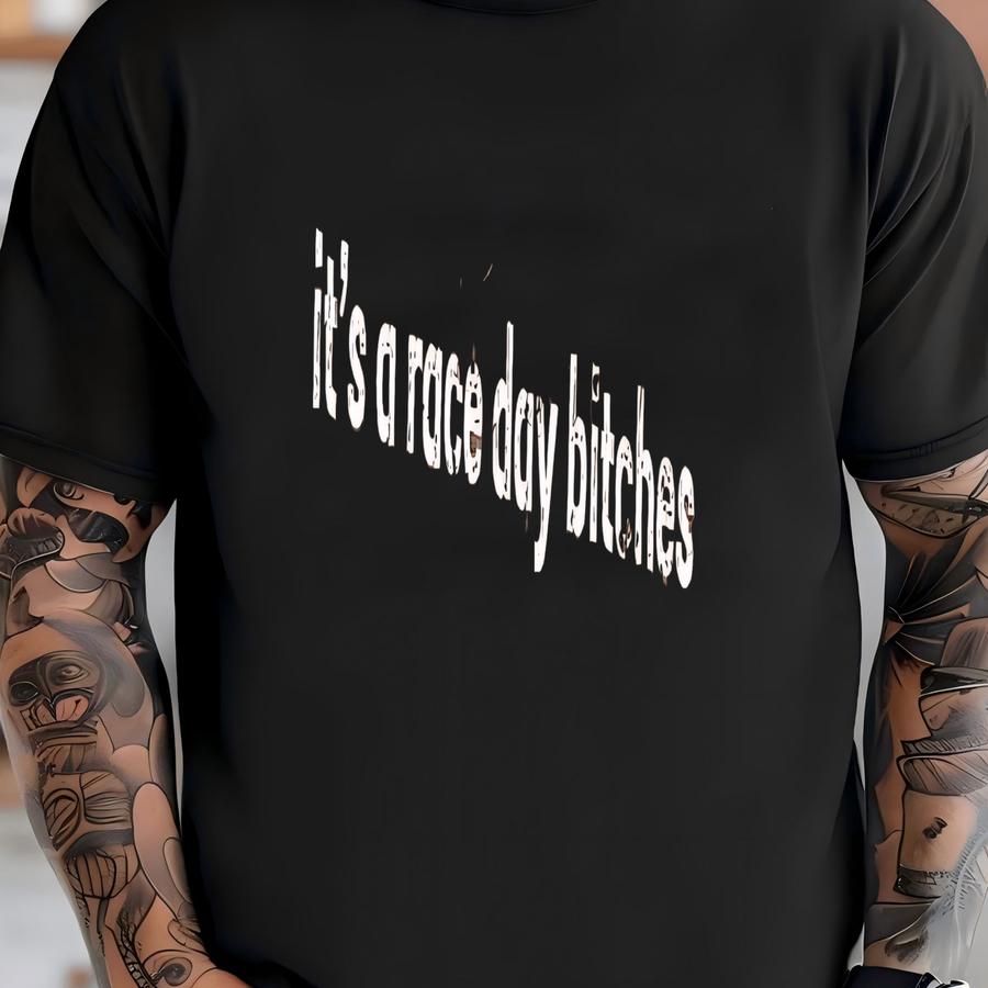 ® It's Race Day Es Shirt, Funny Stock Car Shirt, Supercross Dirt Track, Dirt Bike Motocross, Sprint Car Drag Race Tee T-shirt