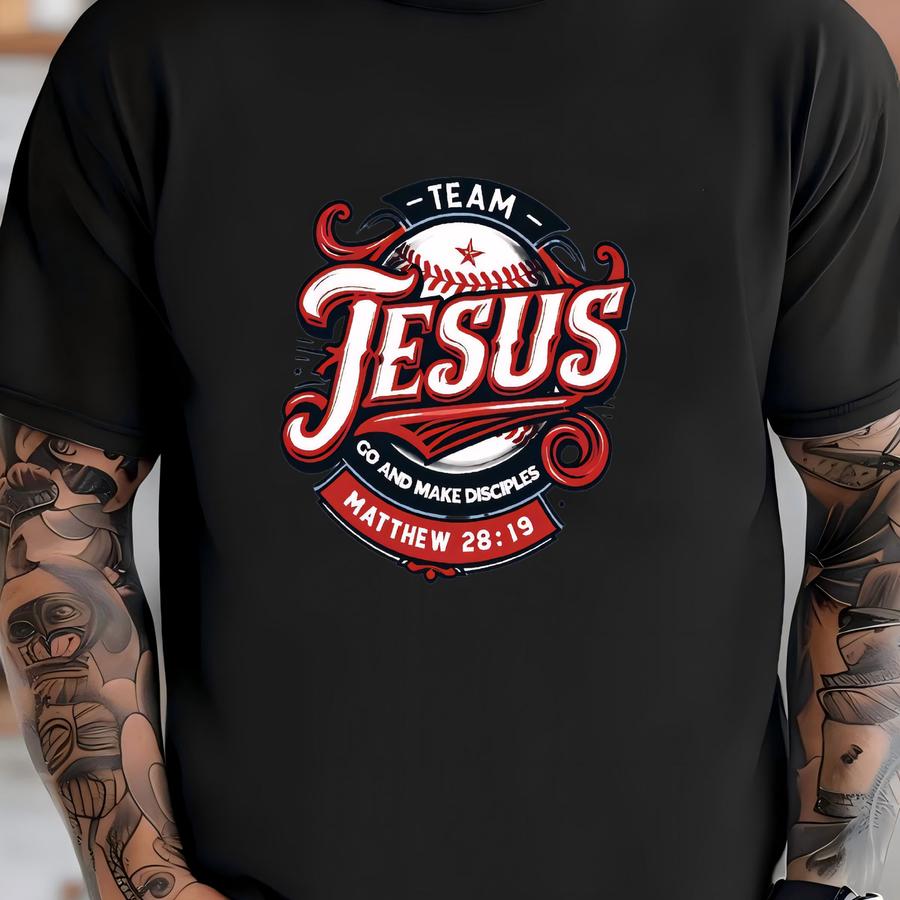 Team Jesus Faith Shirt, Jesus Saves, Christian, Jesus Shirt, Faith Based, Easter, Bible Verse, Religious T-shirt