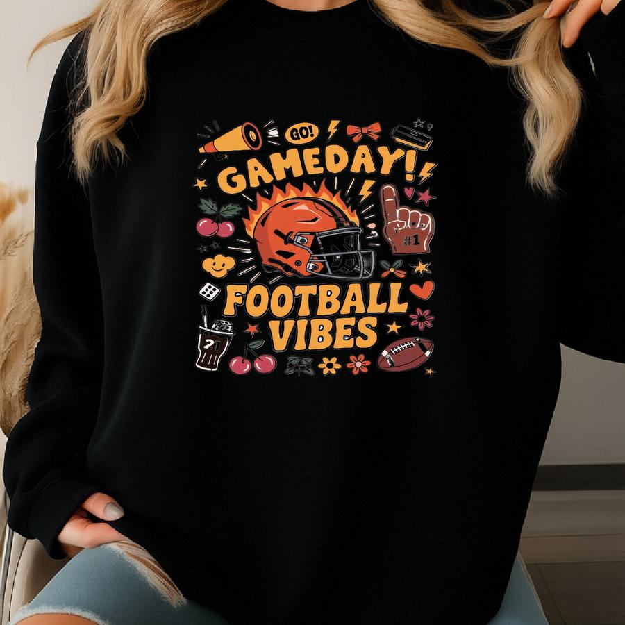 Game Day Shirt, Sports Tee For Football, Football Fans, Unique Game Day Apparel, Perfect Gift For Sports Lovers, High School Tshirt Sweatshirt