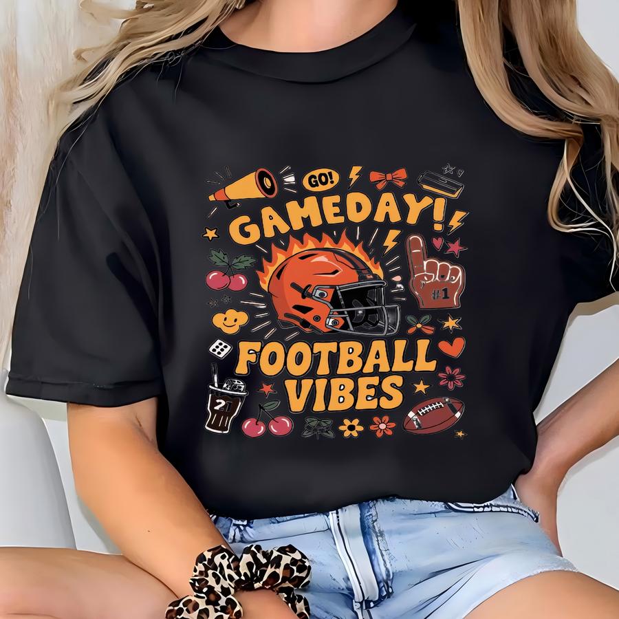 Game Day Shirt, Sports Tee For Football, Football Fans, Unique Game Day Apparel, Perfect Gift For Sports Lovers, High School Tshirt T-shirt