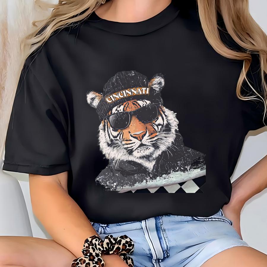 Cincinnati Football Sweatshirt: Vintage-style Spirit Animal Fan Apparel T-shirt