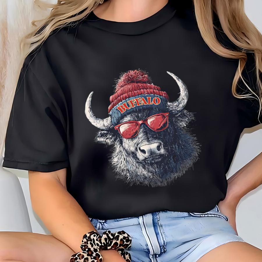 Buffalo Football Sweatshirt: Vintage-style Game Day Crewneck T-shirt