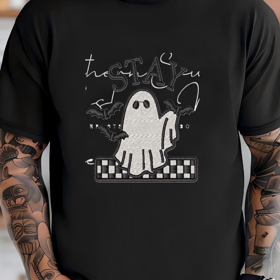 Stay Spooky Bats + Ghost Y Download T-shirt
