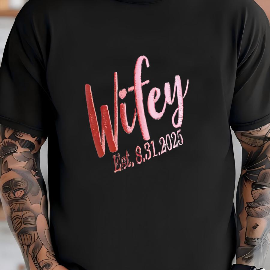 Custom Text Cc Criss Cross Ponytail Hat Cap: Personalized White Wifey Bride More T-shirt