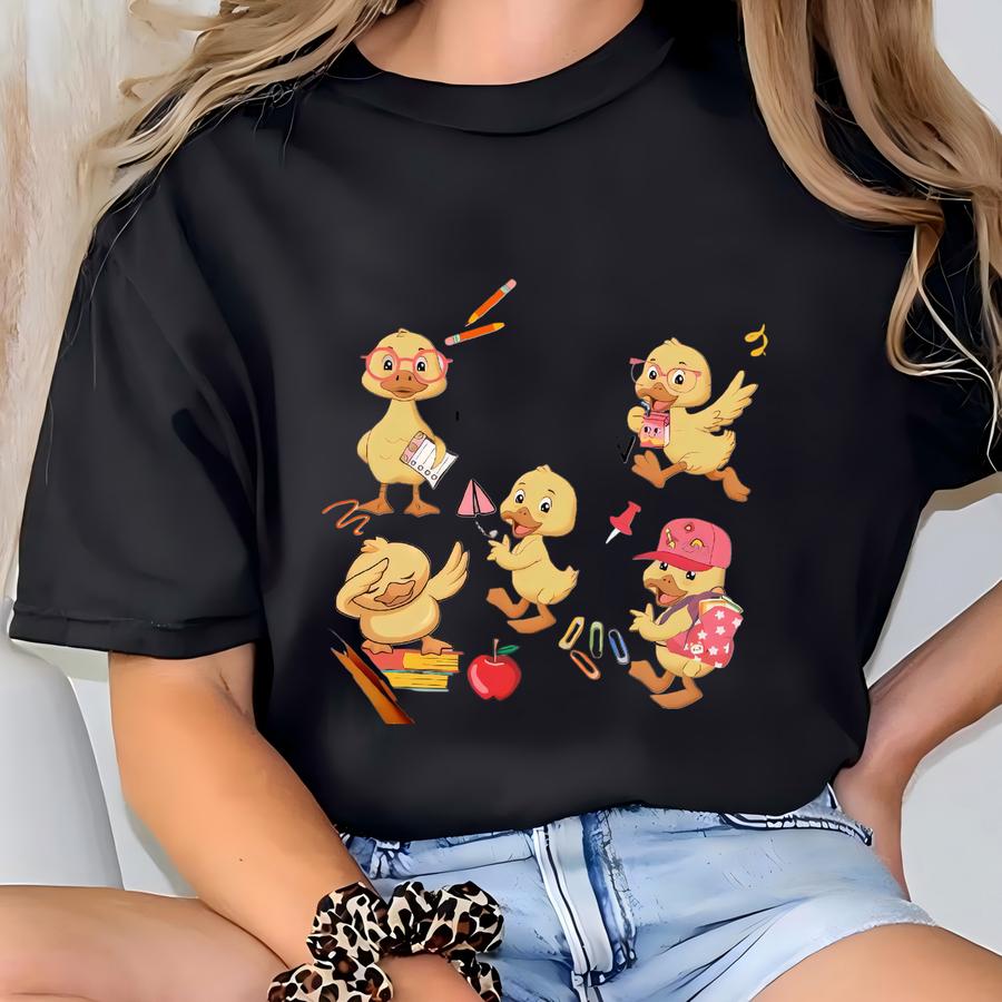 No Ducks In A Row Hoodie: Funny Teacher Tee T-shirt