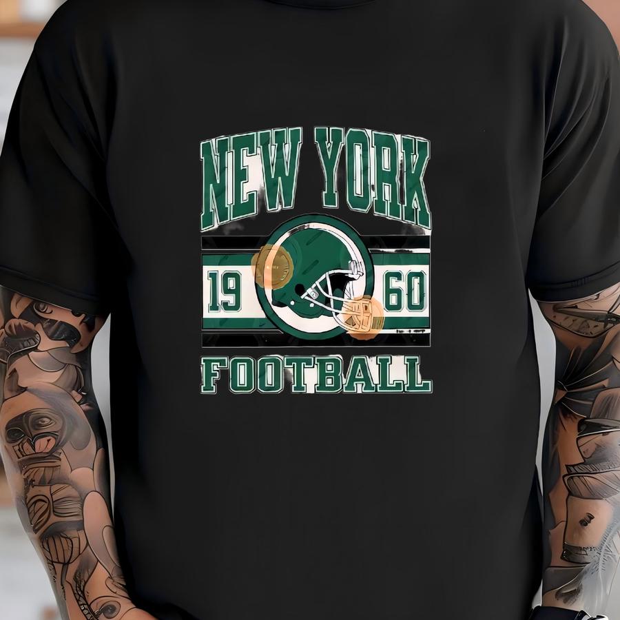 New York , Toddler And Youth Shirts, Baby New York Sports Gear, Kids Game Day Hoodie, Football Fan Toddler, Vintage Jet Apparel T-shirt