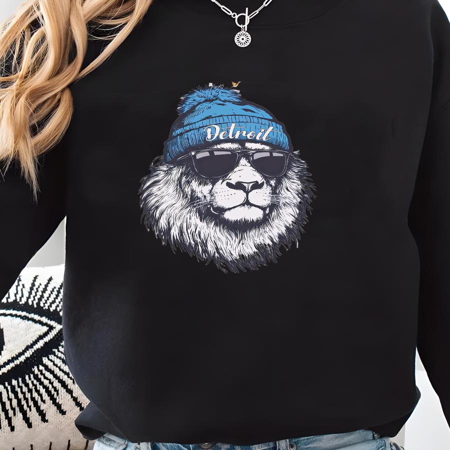 Detroit Football Shirt, Detroit Football Sweatshirt, Vintage Style Detroit Football Shirt, Sunday Football Sweatshirt