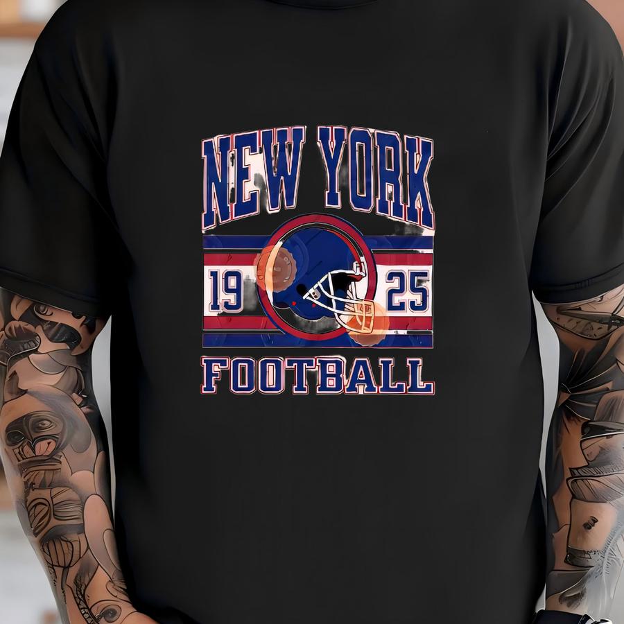 New York Football , Toddler And Shirts, Baby New York Sports Gear, Toddler Football Game Day Hoodie, Baby Giant , Kid Sport Tee T-shirt