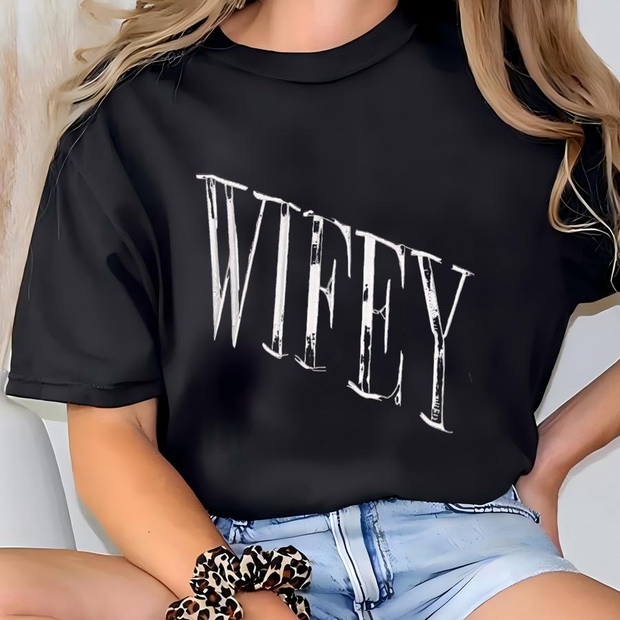 Wifey Crewneck | Wifey Sweatshirt | Mrs Sweatshirt | Wifey Gift | Bride Crewneck Sweatshirt | Wifey T-shirt