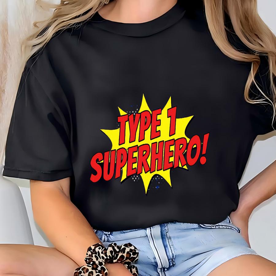 Type 1 Diabetes Support Shirt: Proud Husband T1d Tee T-shirt