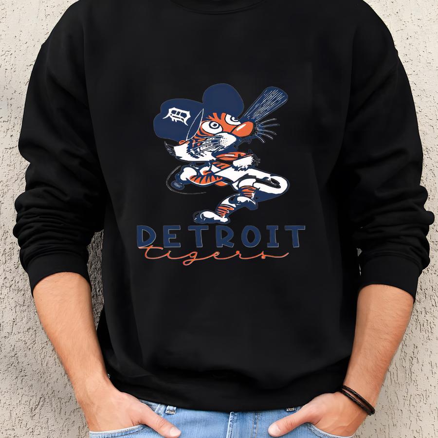 Tank Top | Detroit Baseball Tank | Vintage Tiger Graphic Summer Shirt | Dtf Transfer Tank | Game Day Tank Sweatshirt