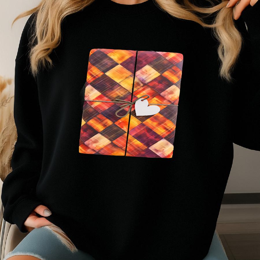 Colors Of Autumn Wrapping Paper, Fall Wrapping Paper, Fall Gift Wrap, Decorative Paper, Birthday Halloween Gift Wrap, Wrapping Paper Rolls Sweatshirt
