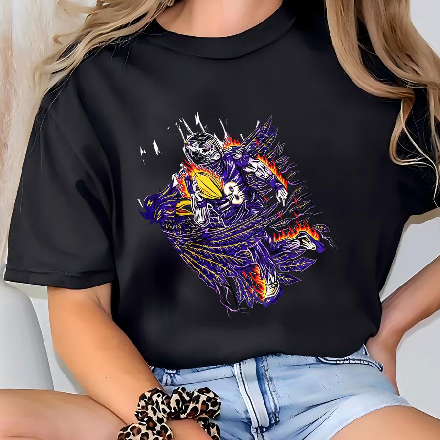 Vintage Football Hoodie, Baltimore Football Heavy Hoodie, Oversized Washed Sweatshirt, Unisex Shirt,gift For Him Gift For Her. T-shirt