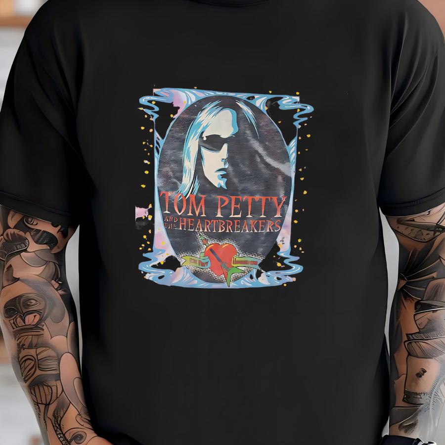 Vintage Tom Petty And The Heartbreakers 06 Tour Concert T Shirt Size Small / 00s Y2k The Allman Brothers Heartland Country Rock Tie Dye Tee T-shirt