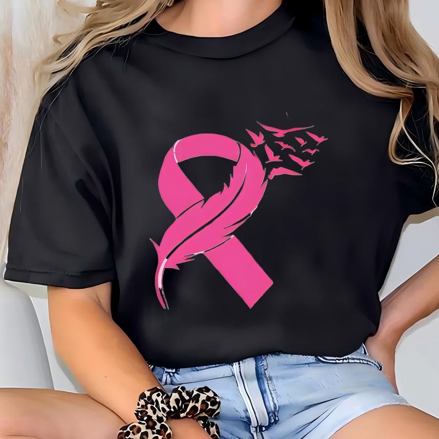 Pink Breast Cancer Shirt Women, The Comeback Is Always Stronger Than The Setback, Pink Ribbon Sweatshirt, Awareness, Breast Survivor Gift T-shirt