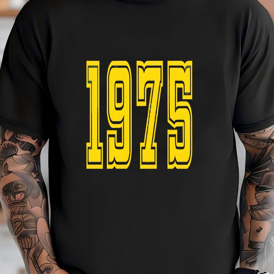 Custom Year Sweatshirt Custom Birthday Sweatshirt 1975 Sweatshirt Birthday Unisex Hoodie 49th Birthday Sweater Custom Birthday Gift Shirt