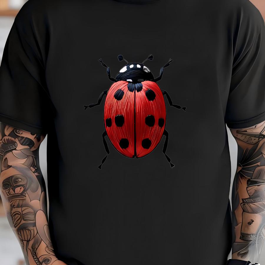 Cute Ladybug Two-tone Cap For Nature Lovers T-shirt