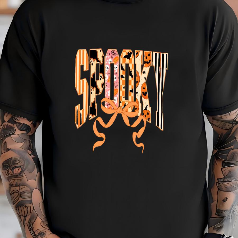 Popular Cute Halloween Spooky Season Sweatshirt, Halloween Spooky Season Ghost Sweatshirt, Halloween Gift T-shirt