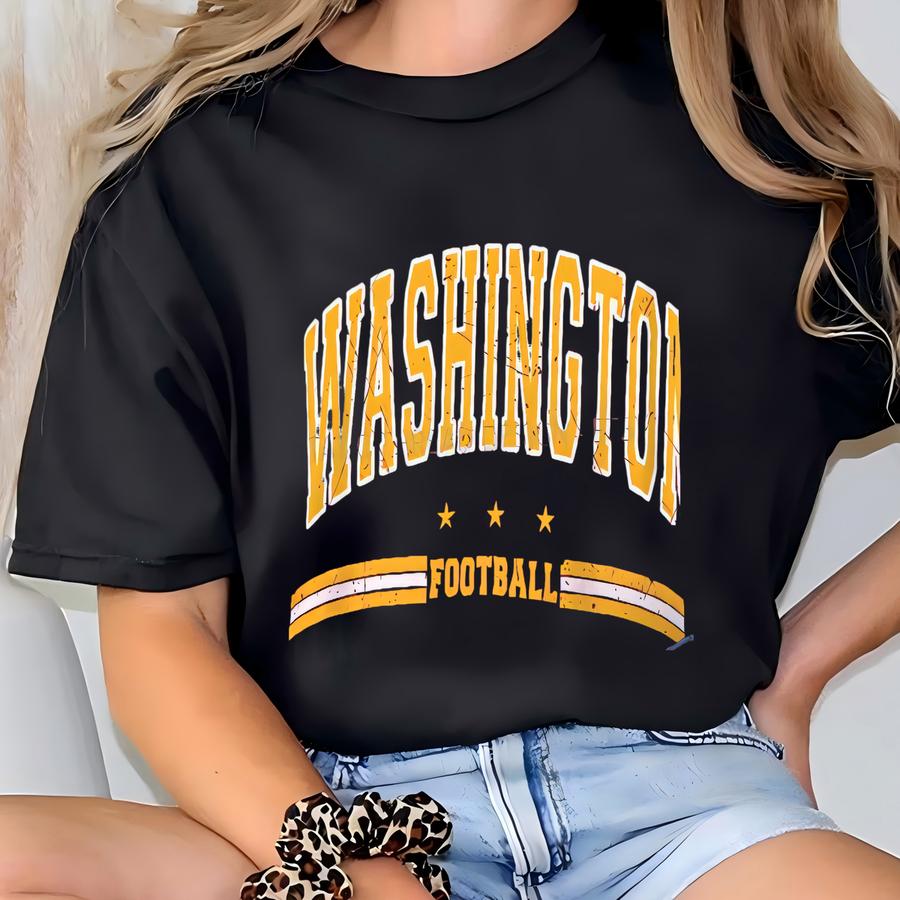 Washington Football Sweatshirt, , Washington Sweatshirt, Washington Football Crewneck, Retro Football Washington, Unisex T-shirt