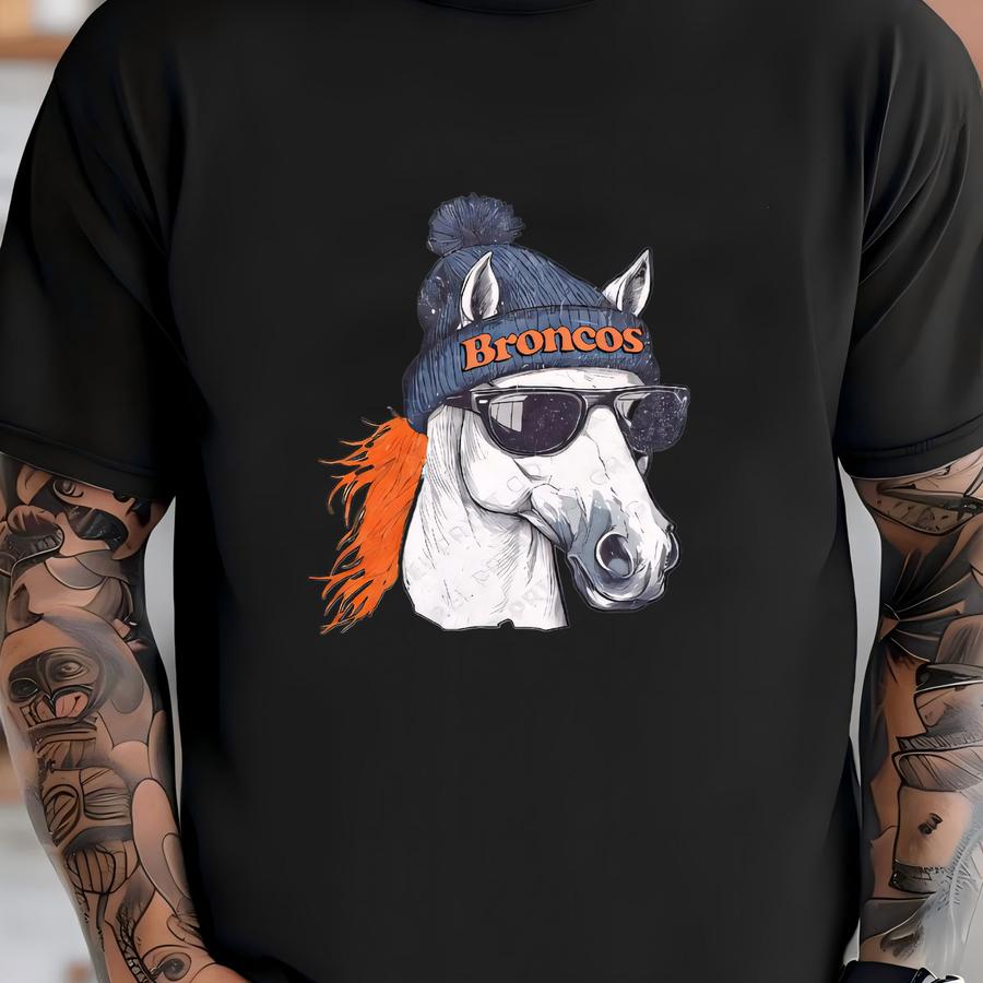 Richardson West Junior High Broncos Crewneck Sweatshirt - Fall Season School Spirit Apparel, Team Gear, Unisex Sweatshirt T-shirt