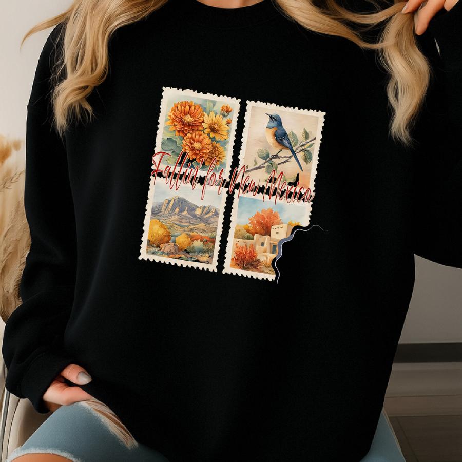 New Mexico Tee: Southwest Desert Mountain Art Shirt Sweatshirt