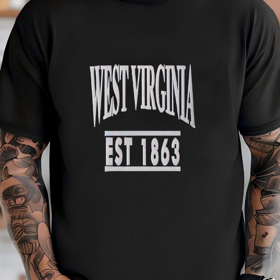 West Virginia Hoodie: Unisex Cotton Blend Apparel T-shirt