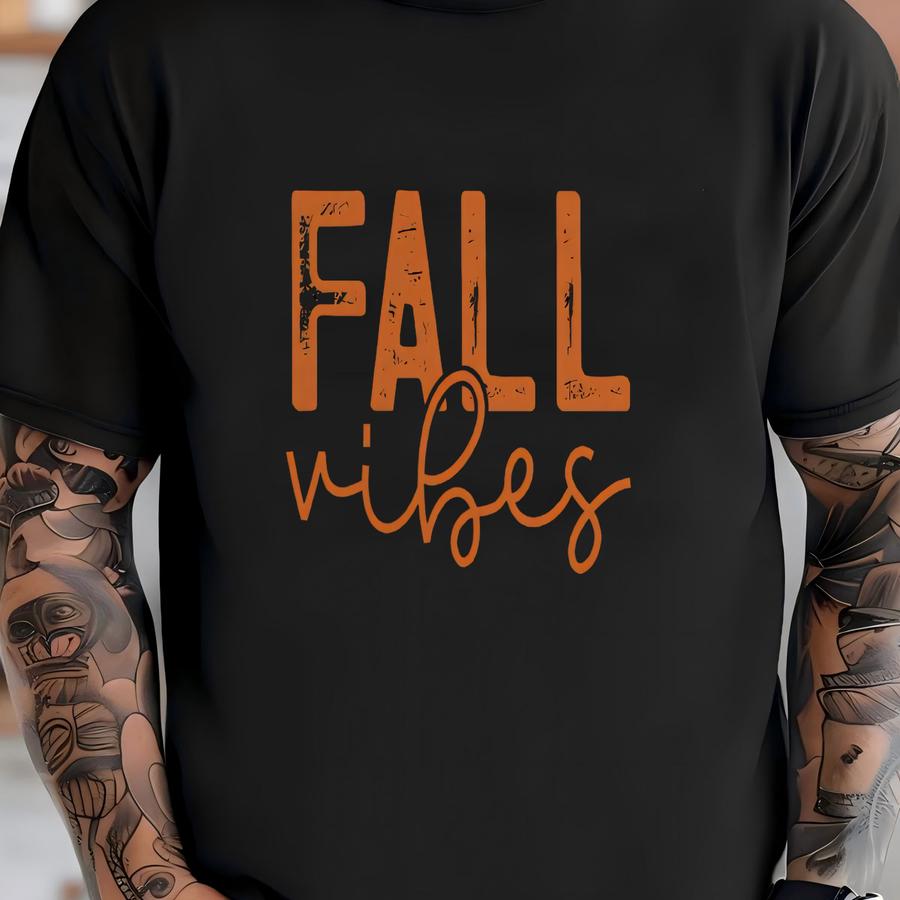Fall Vibes Shirt Cute Cozy Autumn Pumpkin Patch Season Thanksgiving Harvest Festival Weekend Graphic Tee Hoodie Tshirt Women Outfit T-shirt