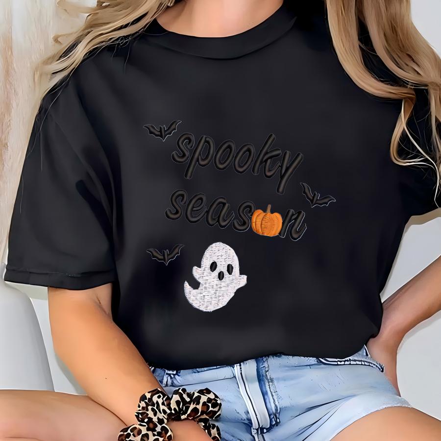 Spooky Season Sweatshirt, Halloween Sweatshirt, Womens Halloween Sweatshirt, Cute Fall Sweater, Gift For Halloween Lovers T-shirt