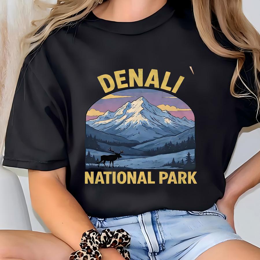 Denali National Park Shirt: Hiking Tee T-shirt