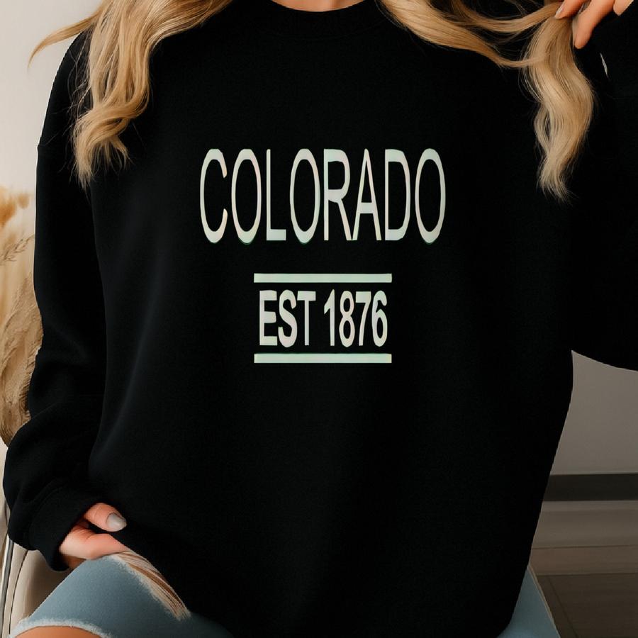 Colorado State Hoodie: Unisex Travel Apparel Sweatshirt
