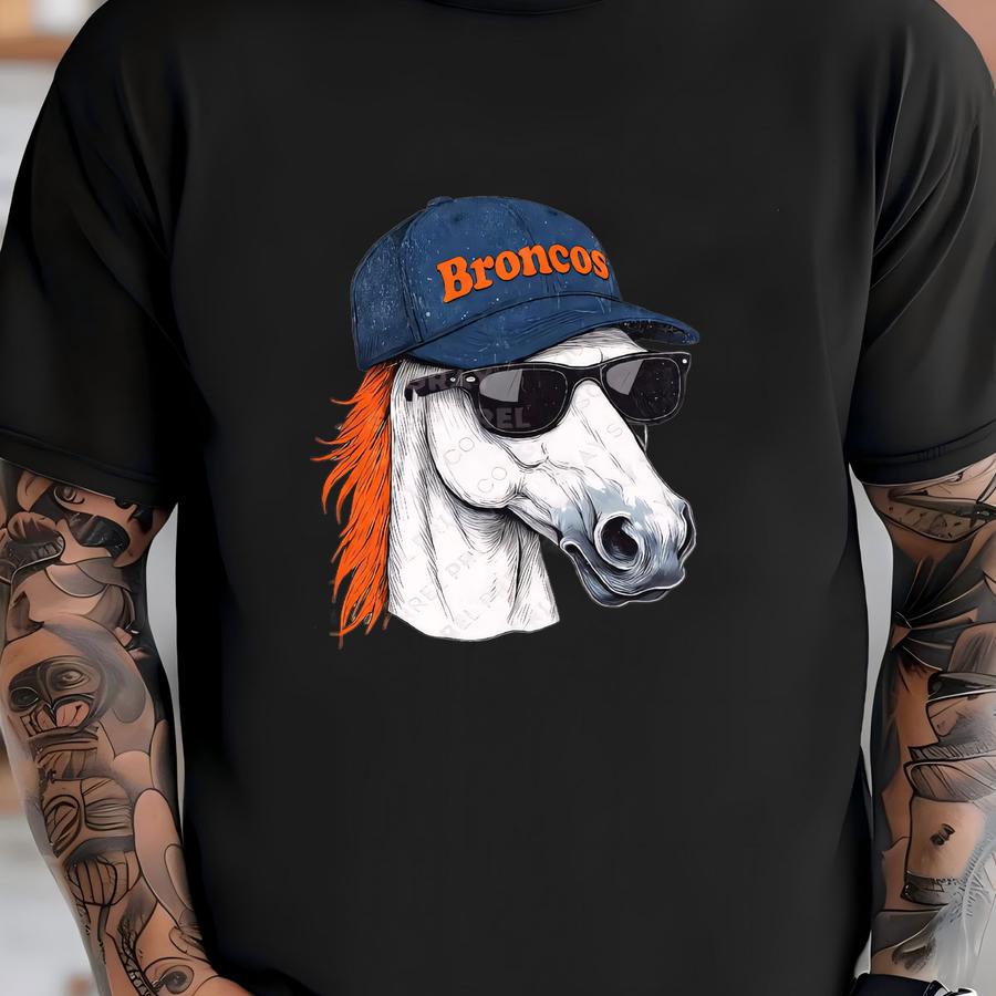 Richardson West Junior High Broncos Crewneck Hoodie - School Spirit Apparel, Unisex Tee, Team Gear For Fall, Forward Hat T-shirt