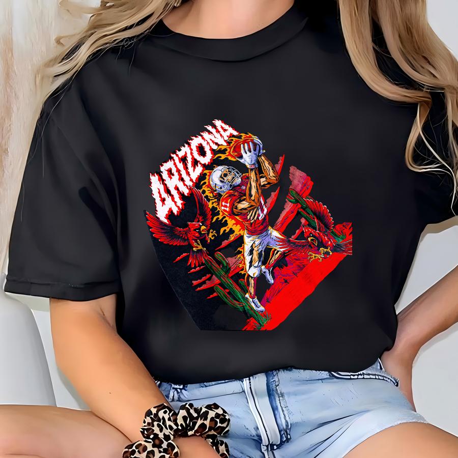 Vintage Arizona Football Washed Faded Hoodie, Hoodie, Oversized Apparel Sweatshirt, Unisex Shirt,game Day Gift For Him Gift For Her. T-shirt