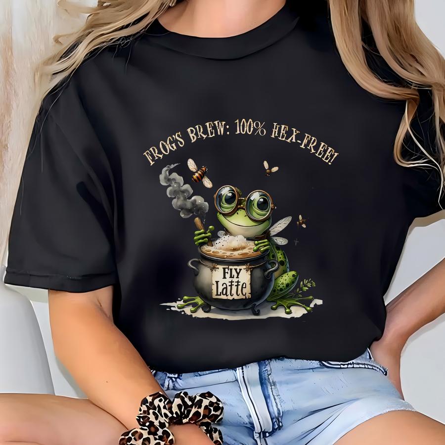 Halloween Frog Shirt, Funny Frog Tshirt, Halloween Frog Shirt, Gift For Frog Lover, Halloween Shirt, Spooky Season Shirt T-shirt