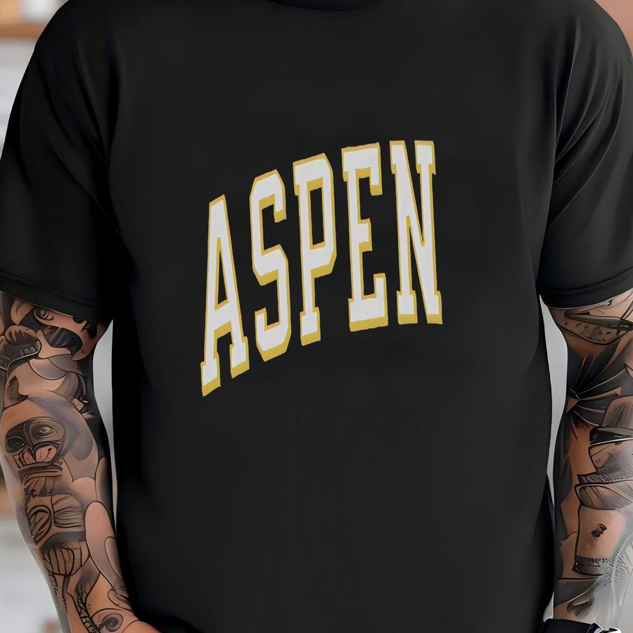 Aspen Long Sve, Aspen Shirt, Aspen Gift, Aspen Vacation, Usa, T-shirt